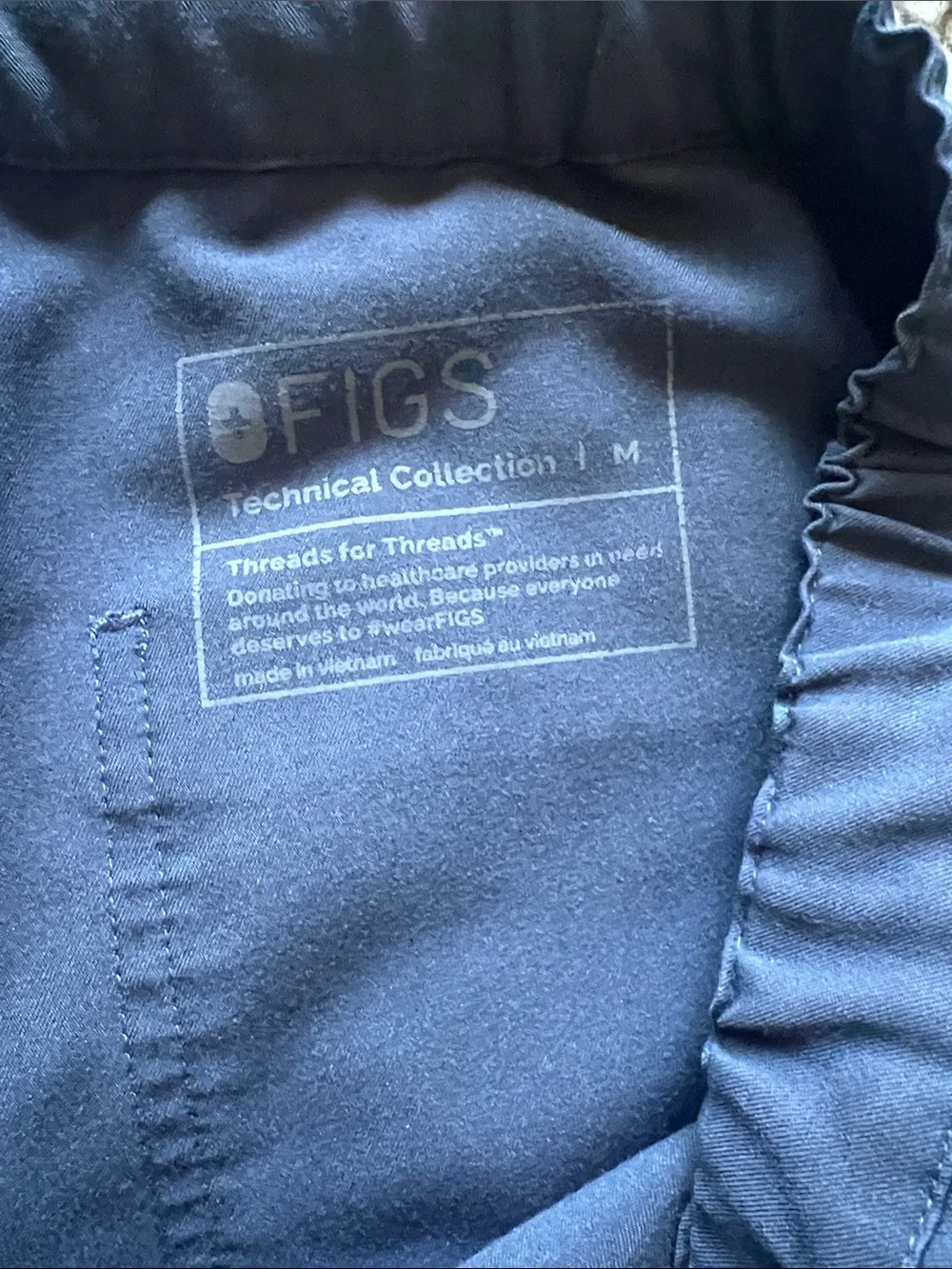 EUC FIGS Scrub Pants PO 2314 Night Sky in Size M